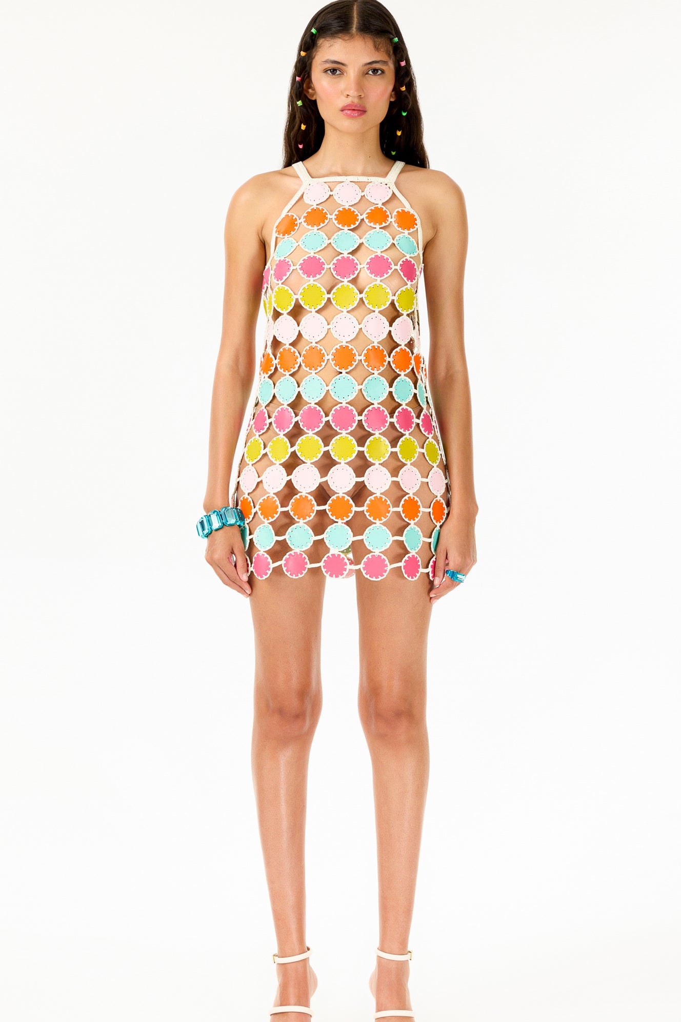Mochi Rainbow Leather Mini Dress | Mini Dress | My Beachy Side
