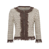 Laris Wool Hand Knit Cardigan