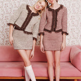 Laris Wool Hand Knit Cardigan