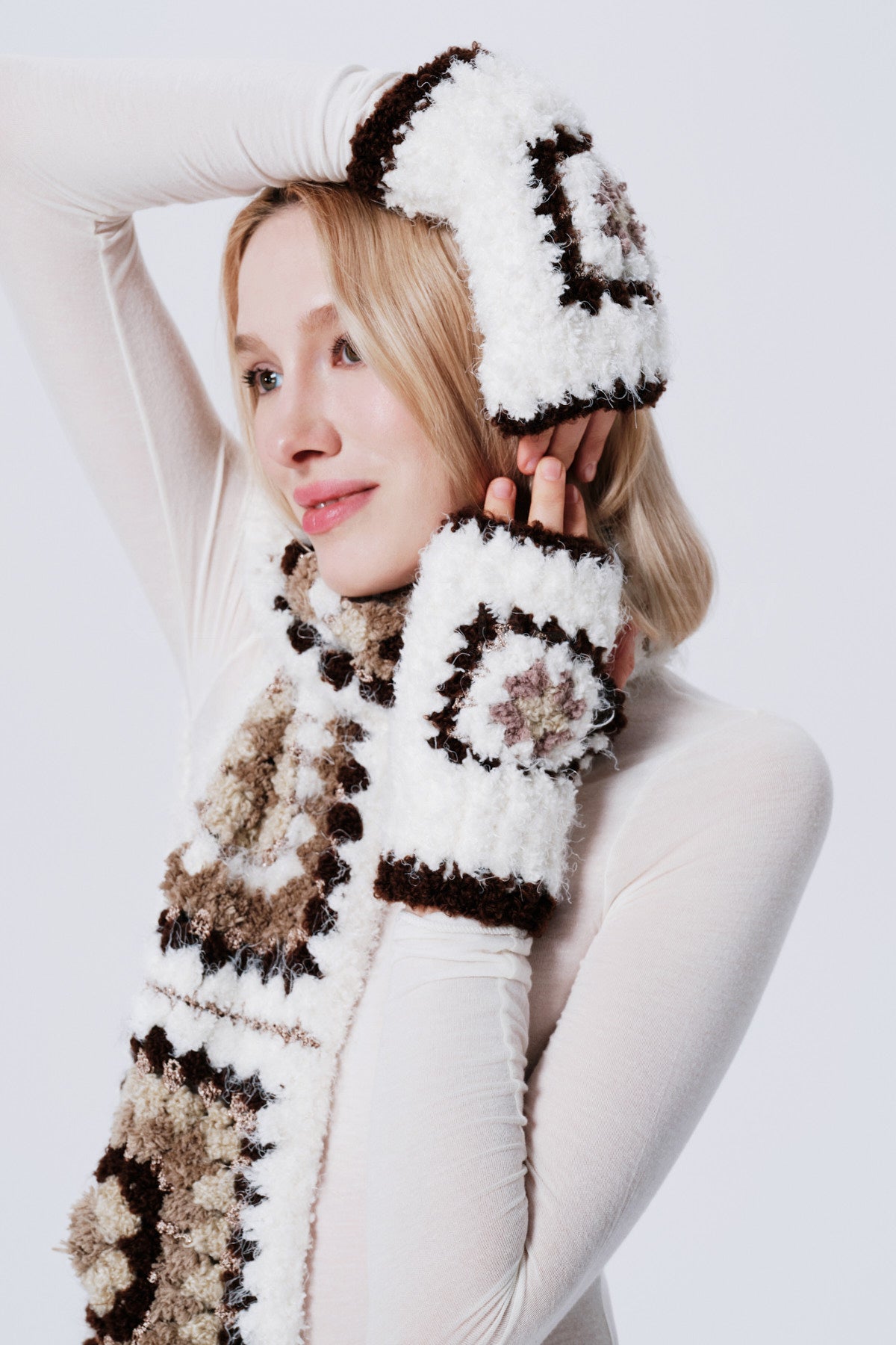 Madison Alpaca Wool Hand Knit Gloves | Accecories | My Beachy Side