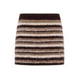 Mia  Merino Wool Hand Knit Mini Skirt