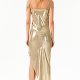 Charlotte Bronze Shimmer Dress | Mini Dress | My Beachy Side
