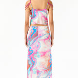 Cotton Candy Draped Top