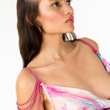 Cotton Candy Draped Top