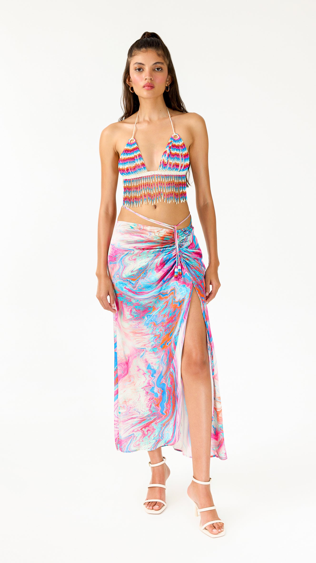 Sorbet Multi Shimmer Hand-Crochet Top | Bralette | My Beachy Side
