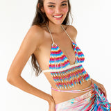 Sorbet Multi Shimmer Hand-Crochet Top | Bralette | My Beachy Side