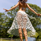 Fleur Hand-Crocheted Convertible Maxi Skirt/Dress