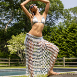 Fleur Hand-Crocheted Convertible Maxi Skirt/Dress