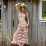 Fleur Hand-Crocheted Convertible Maxi Skirt/Dress | Skirt | My Beachy Side