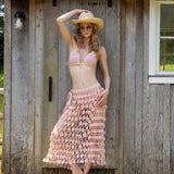 Fleur Hand-Crocheted Convertible Maxi Skirt/Dress