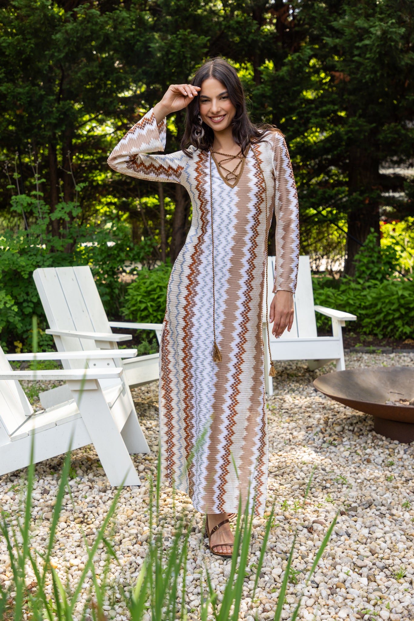 Vina Kaftan Maxi Dress, MULTI / Small Vina Kaftan Maxi Dress, MULTI / Small