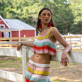 Cleo Hand-Crocheted Skirt