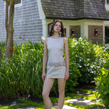 Alba Belted Denim Dress