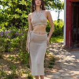 Dune Hand-Crocheted Maxi Skirt