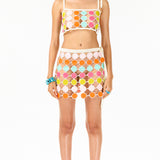 Swiss Roll Leather Mini Skirt | Skirt | My Beachy Side