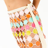 Swiss Roll Leather Mini Skirt | Skirt | My Beachy Side