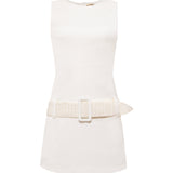 Alba Belted Denim Dress