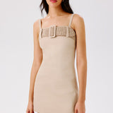 Alba Strap Denim Mini Dress