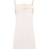 Alba Strap Denim Mini Dress