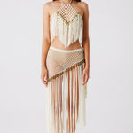 Aria Hand-Crocheted Fringe Skirt | Skirt | My Beachy Side