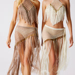 Aria Hand-Crocheted Fringe Skirt | Skirt | My Beachy Side