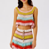 Cleo Hand-Crocheted Skirt