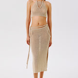 Dune Hand-Crocheted Maxi Skirt
