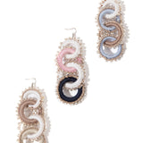 Etna Round Hand-Crocheted Earrings - Pack of 3