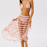 Fleur Hand-Crocheted Convertible Maxi Skirt/Dress