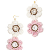 Fleur Hand-Crocheted Earrings