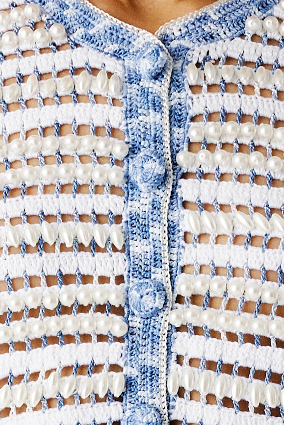 Galia Hand-Crocheted Crop Cardigan | Cardigan | My Beachy Side