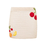 Gina Hand-Crochet Mini Skirt
