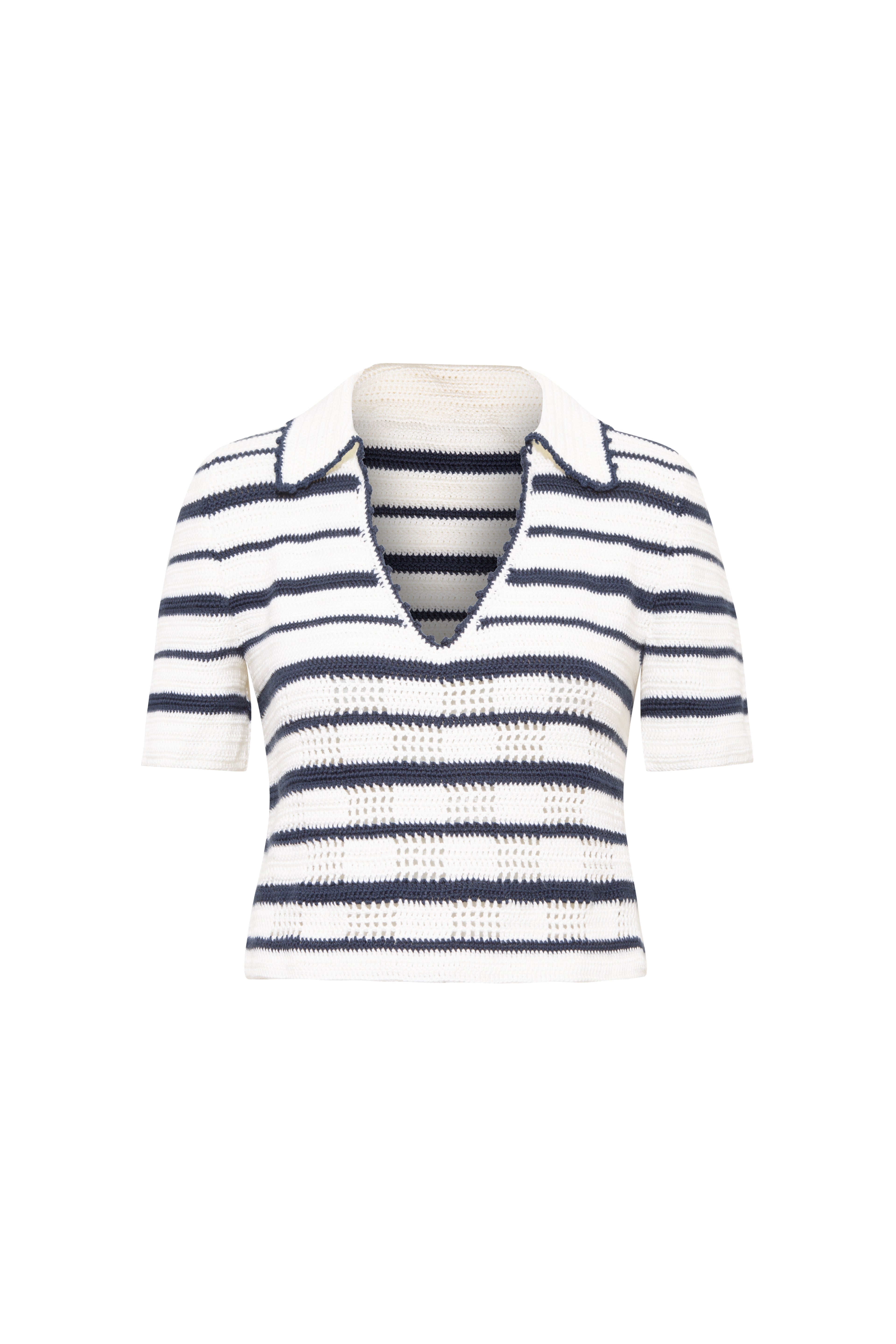 Vera Hand-Crocheted Polo Top | Top | My Beachy Side