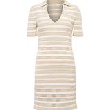 Vera Hand-Crocheted Polo Dress