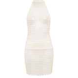 Lulu Hand-Crocheted Mini Dress