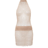 Lulu Hand-Crocheted Mini Dress