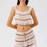 Cleo Hand-Crocheted Skirt
