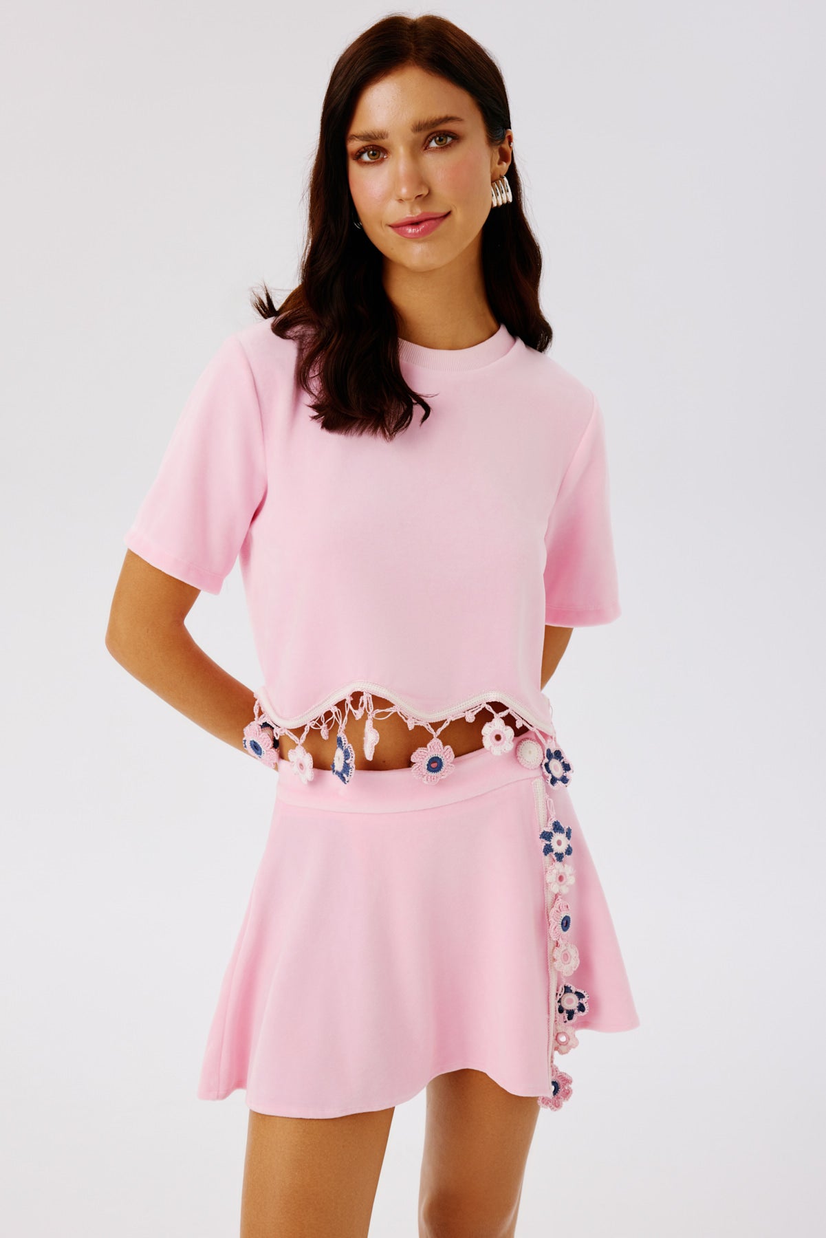 POPPY pink wave tulle tops あさぎーにょ Poppy Pullover in Rosé – Emily McCarthy