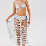 Fleur Hand-Crocheted Convertible Maxi Skirt/Dress