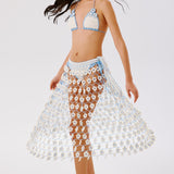 Fleur Hand-Crocheted Convertible Maxi Skirt/Dress