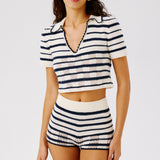 Vera Hand-Crocheted Polo Top | Top | My Beachy Side