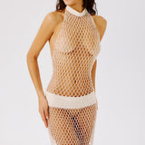 Lulu Hand-Crocheted Mini Dress