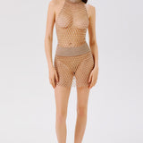Lulu Hand-Crocheted Mini Dress