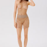 Lulu Hand-Crocheted Mini Dress