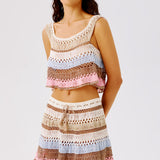 Cleo Hand-Crocheted Skirt