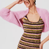 Mia Merino Wool Hand Knit Bolero Jacket