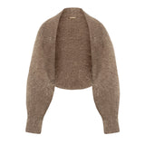 Mia Merino Wool Hand Knit Bolero Jacket