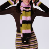 Mia  Merino Wool Hand Knit Mini Skirt