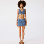Raven Denim Bralette Top | Top | My Beachy Side