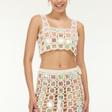 Riviera Hand-Crochet Mini Skirt | Skirt | My Beachy Side
